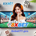 Hình ảnh trò chơi đánh bài Domino trên nền tảng 8xbet