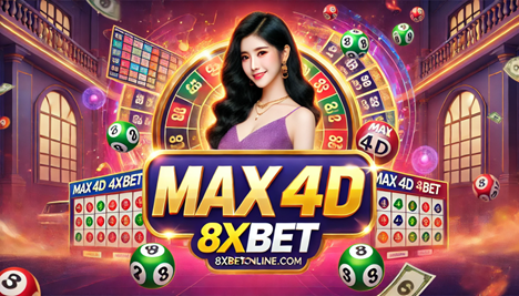 Trải nghiệm lô tô trực tuyến Max 4D cùng 8xbet với những cơ hội trúng lớn và hồi hộp